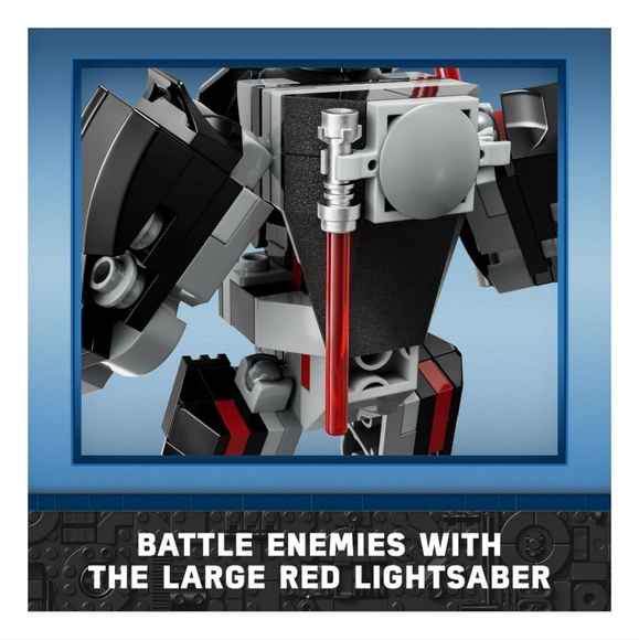 ** NIB ** Lego's Darth Vader Action Figure from Star Wars - LEGO Set #75368 - Picture 7 of 7